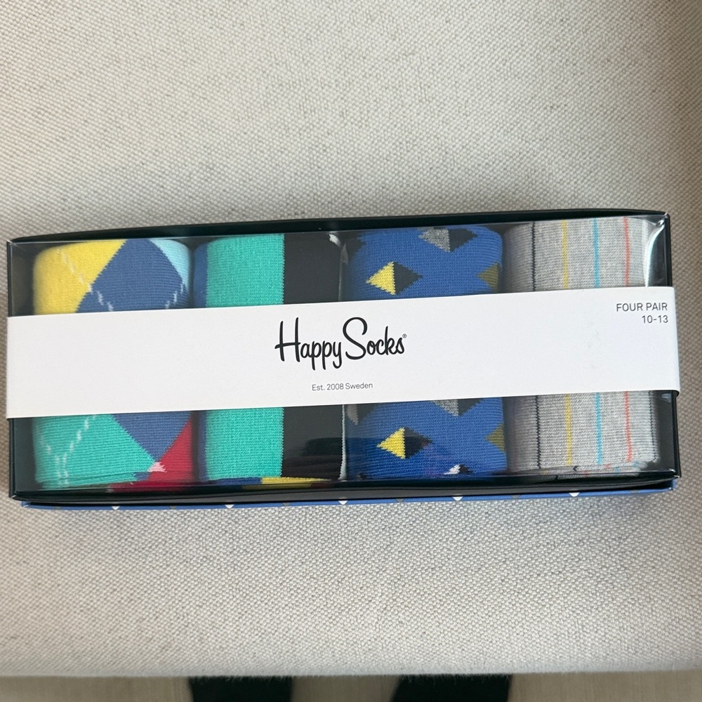 Happy Socks Vibrant Geometric and Striped Collection